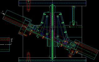 angle hydraulic construction